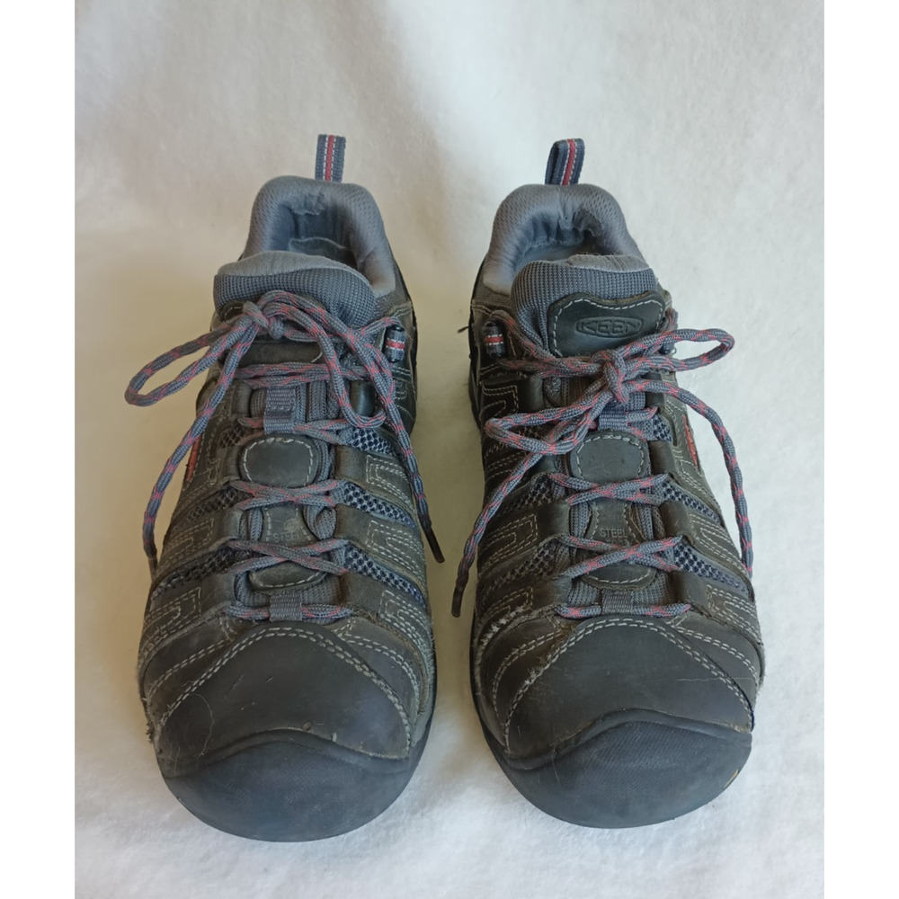 KEEN Utility Women’s Size 9.5 Black Leather Steel Toe Work Shoes EH ASTM F2413-1